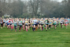 Girls under-13s British Athletics Liverpool Cross Challenge, Sefton Park, Liverpool. Photo:  David T. Hewitson/Sports for All Pics
